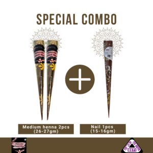 Tinted Touch Combo 1 – simple henna cone set