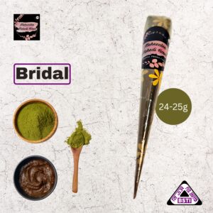 100% Organic Bridal Henna Cone – Natural Mehndi for Hands, Bridal-Quality Stain, Chemical-Free