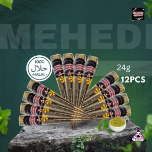 100% Organic Bridal Henna Cone – Natural Mehndi for Hands, Bridal-Quality Stain, Chemical-Free