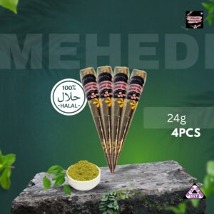 100% Organic Bridal Henna Cone – Natural Mehndi for Hands, Bridal-Quality Stain, Chemical-Free